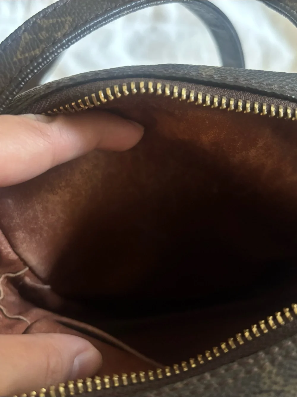 Louis Vuitton Monogram Canvas Messenger Crossbody in Brown and Tan